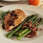 Chicken Breast with orange raisin sauce