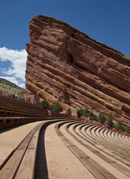 View of Red Rock Amphitheater, Colorado