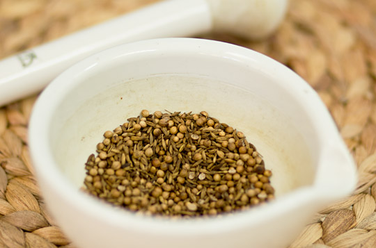 A spice mix of toasted cumin and coriander