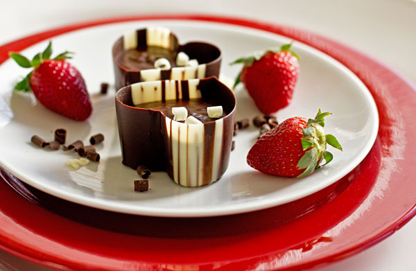 Chocolate Pot and Strawberries