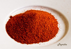 Paprika is a ground pepper or a mix of ground sweet and chile peppers