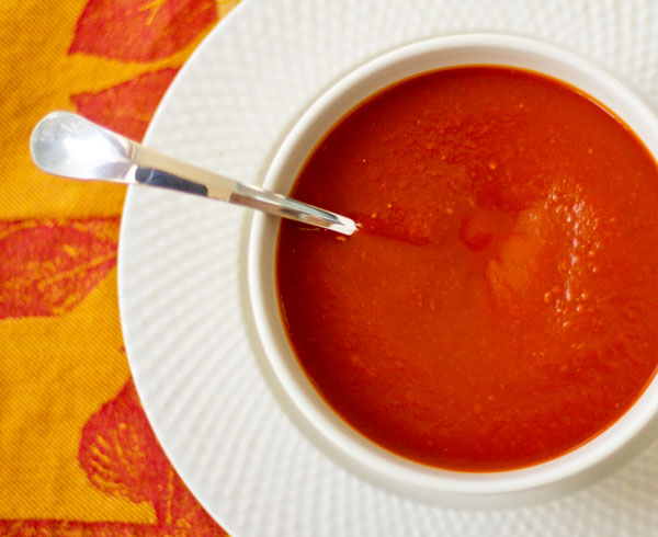This sauce combines red chile with pumpkin puree. It can be used for enchiladas, tacos, burritos, or for whatever your heart desires.