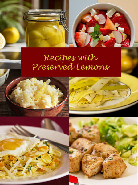 A host of recipes that use preserved lemons mjskitchen.com