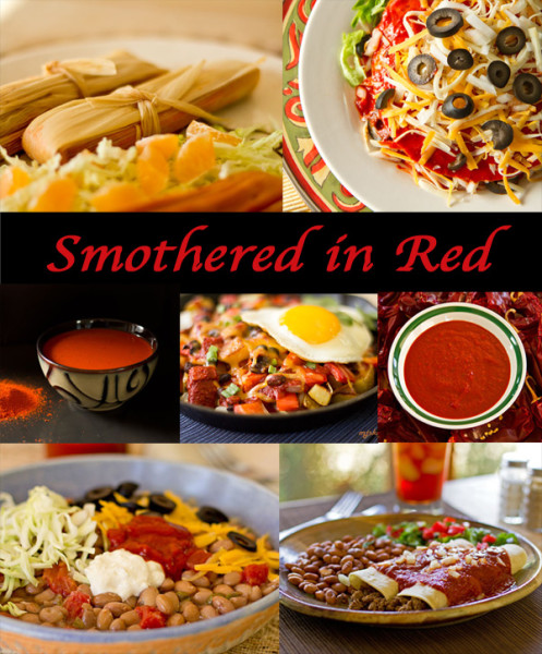 Smothered in Red - A collection of dishes smothered in New Mexico red chile sauce @MJsKitchen