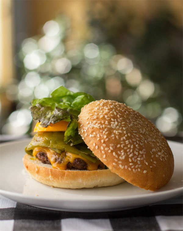 The quintessential Green Chile Cheeseburger | mjskitchen.com