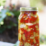 Quick & Easy Pickled Peppers that you'll enjoy year round. #pickled @mjskitchen