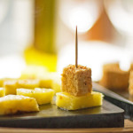 Coconut crusted tofu with pineapple and sweet chili sauce makes a great appetizer | mjskitchen.com