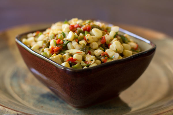 A versatile relish with corn, green chile, and olives | mjskitchen.com