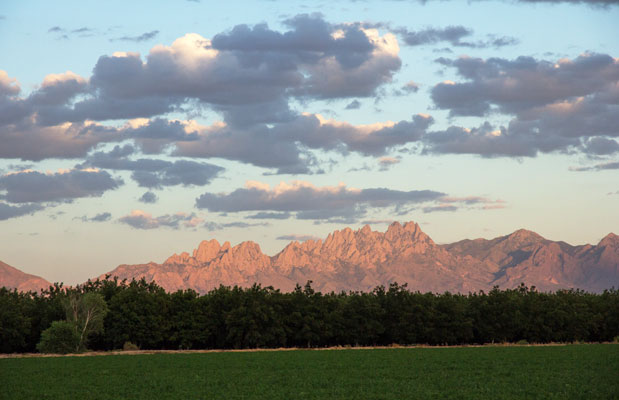 Sunset on the Organ Mountains in Las Cruces, New Mexico | mjskitchen.com