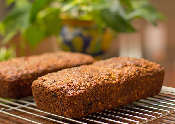 Cherry Date Nut Bread is a fat free quick bread, packed with healthy ingredients and a great complement to tea or coffee. #quickbread #fatfree | mjskitchen.com
