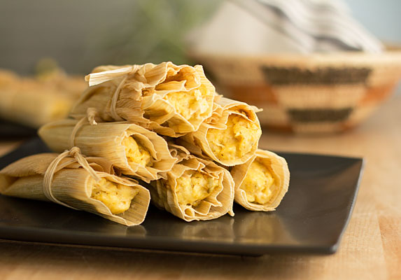 An easy process for making spicy and delicious green chile chicken tamales #tamales #greenchile | mjskitchen.com
