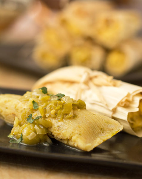An easy process for making a spicy and delicious green chile chicken tamale #tamales #greenchile #Hatch @mjskitchen