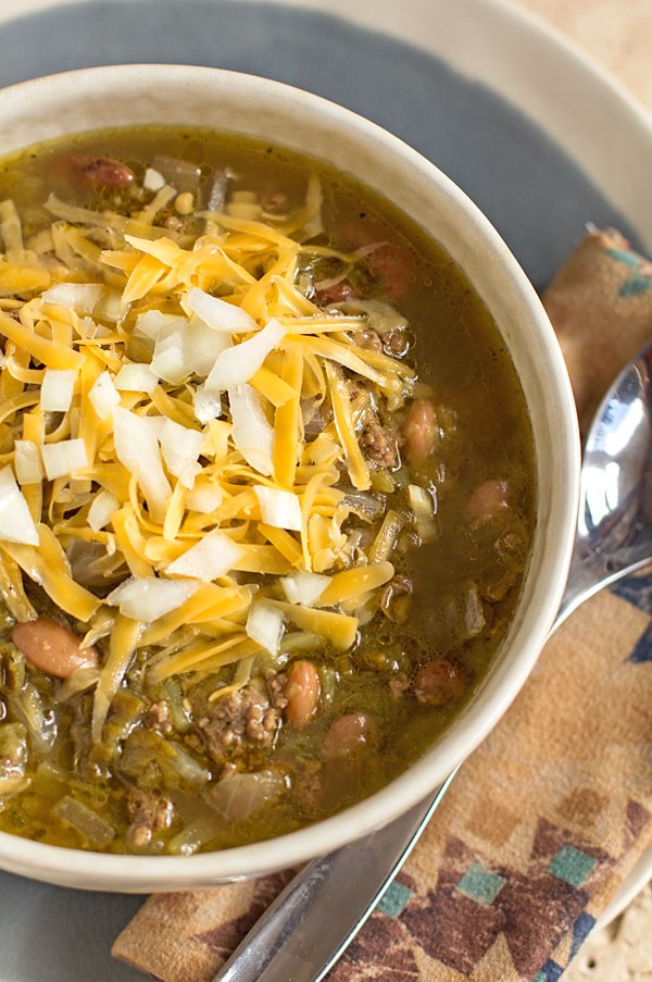 Quick & Easy Green Chile Stew from MJ's Kitchen