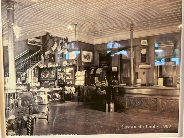 Picture of The Castaneda Hotel's lobby in 1909 #travel #newmexico @mjskitchen