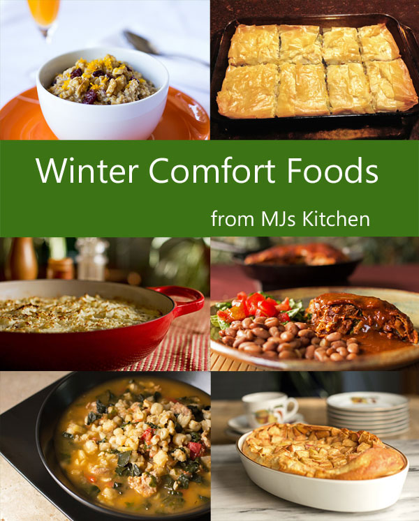 12 Winter Comfort Foods that will warm you from the inside out #comfort #food #roundup @mjskitchen