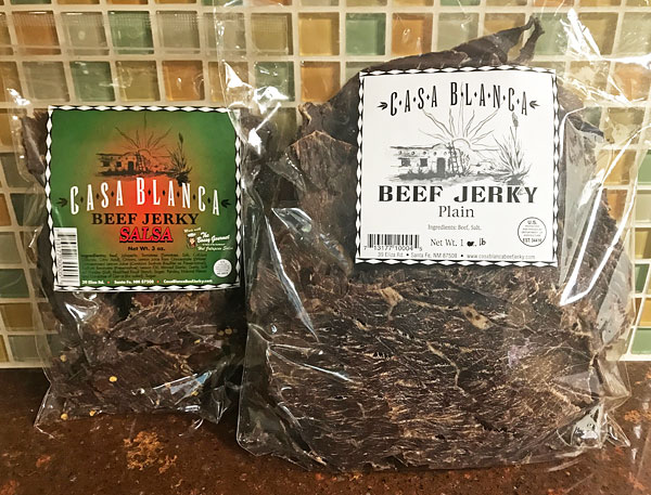 Buy Local - My favorite jerky is this beef jerky from Casa Blanca in Santa Fe, NM @jerky @buylocal @CasaBlanca @mjskitchen