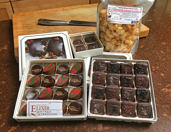 Buy Local - My favorite New Mexico chocolates are made at Elixir Chocolates in Albuquerque, NM. #chocolates #Elixir #mjskitchen